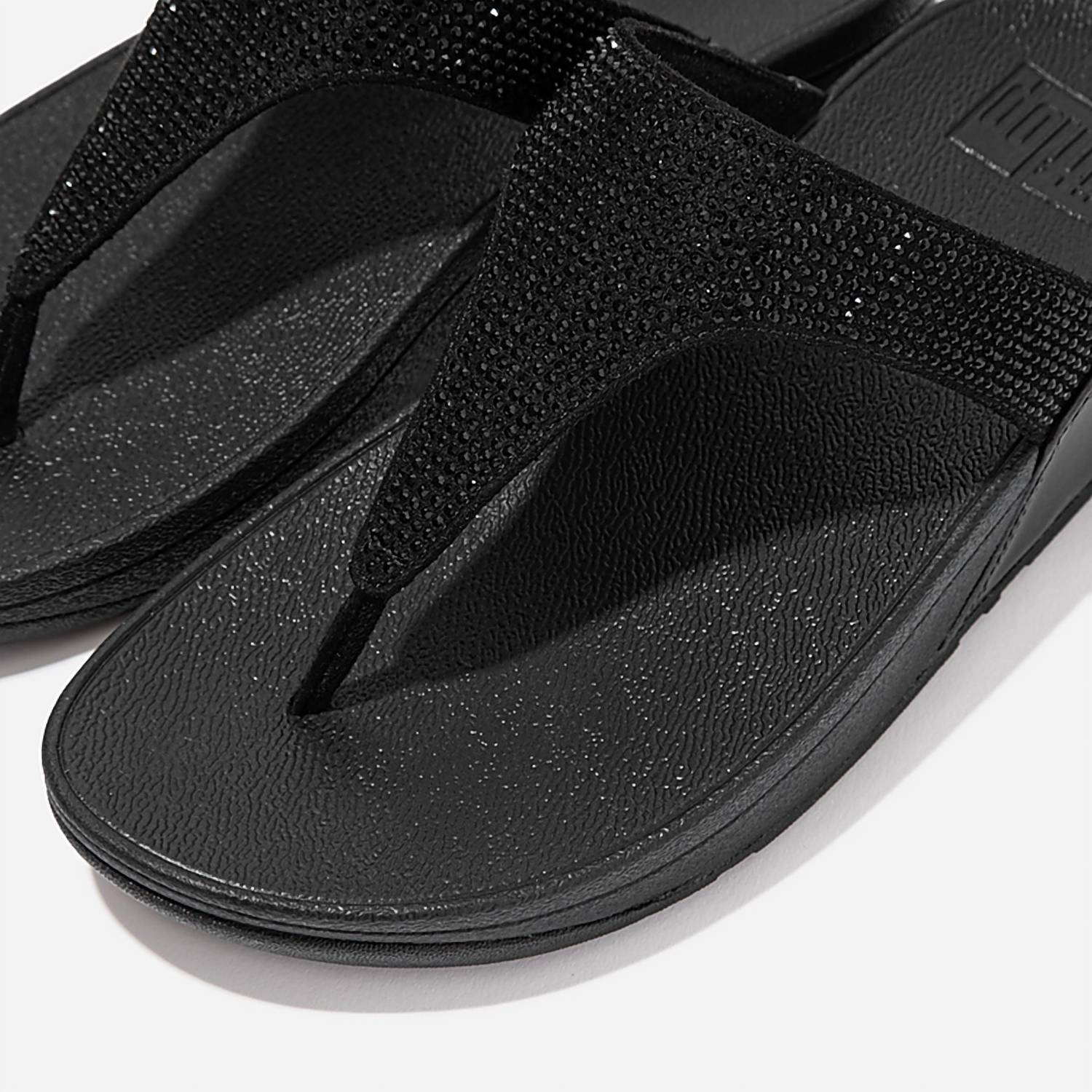 Fitflop - Women's Lulu Crystal Embellished Toe-post Sandal