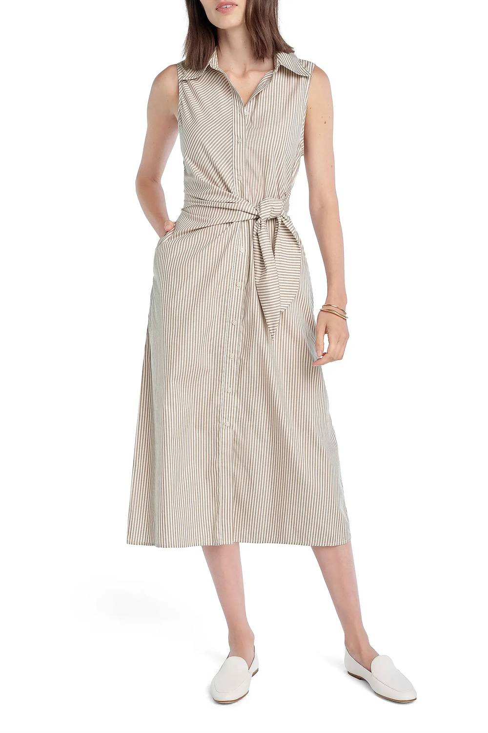Favorite Daughter - Good Behavior Striped Midi Dress