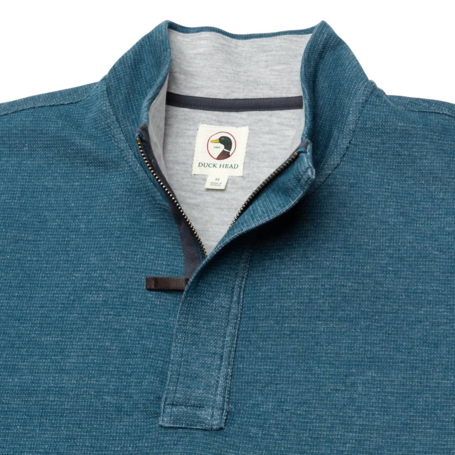 Duck Head - Bearing Pique Performance 1/4 Zip Pullover Sweater