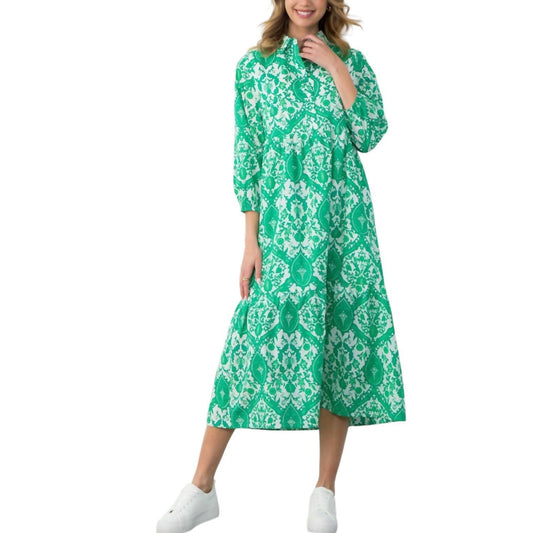 Thml - Long Sleeve Print Maxi Dress