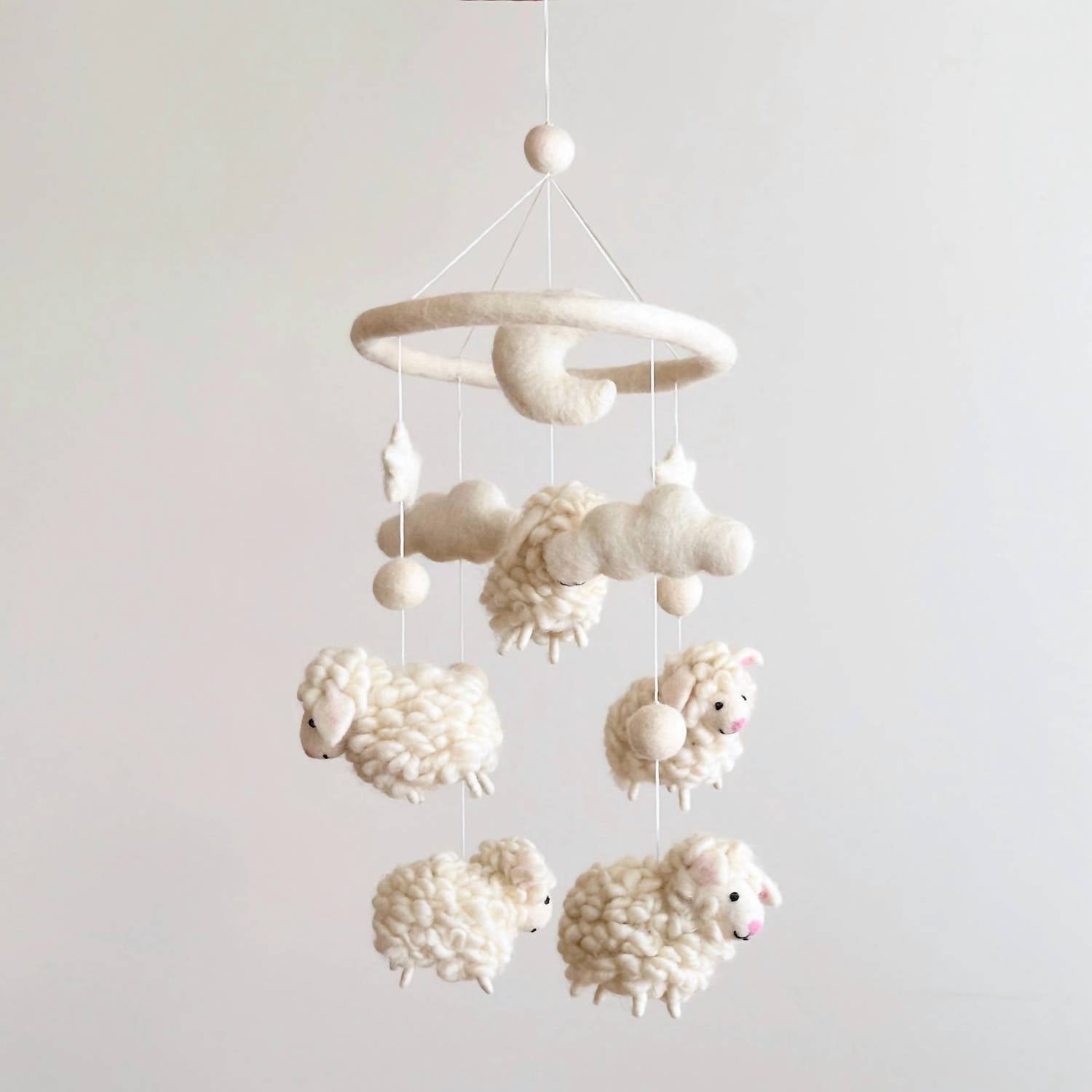 Ganapati Crafts - Kid's Fluffy Sheep Mobile