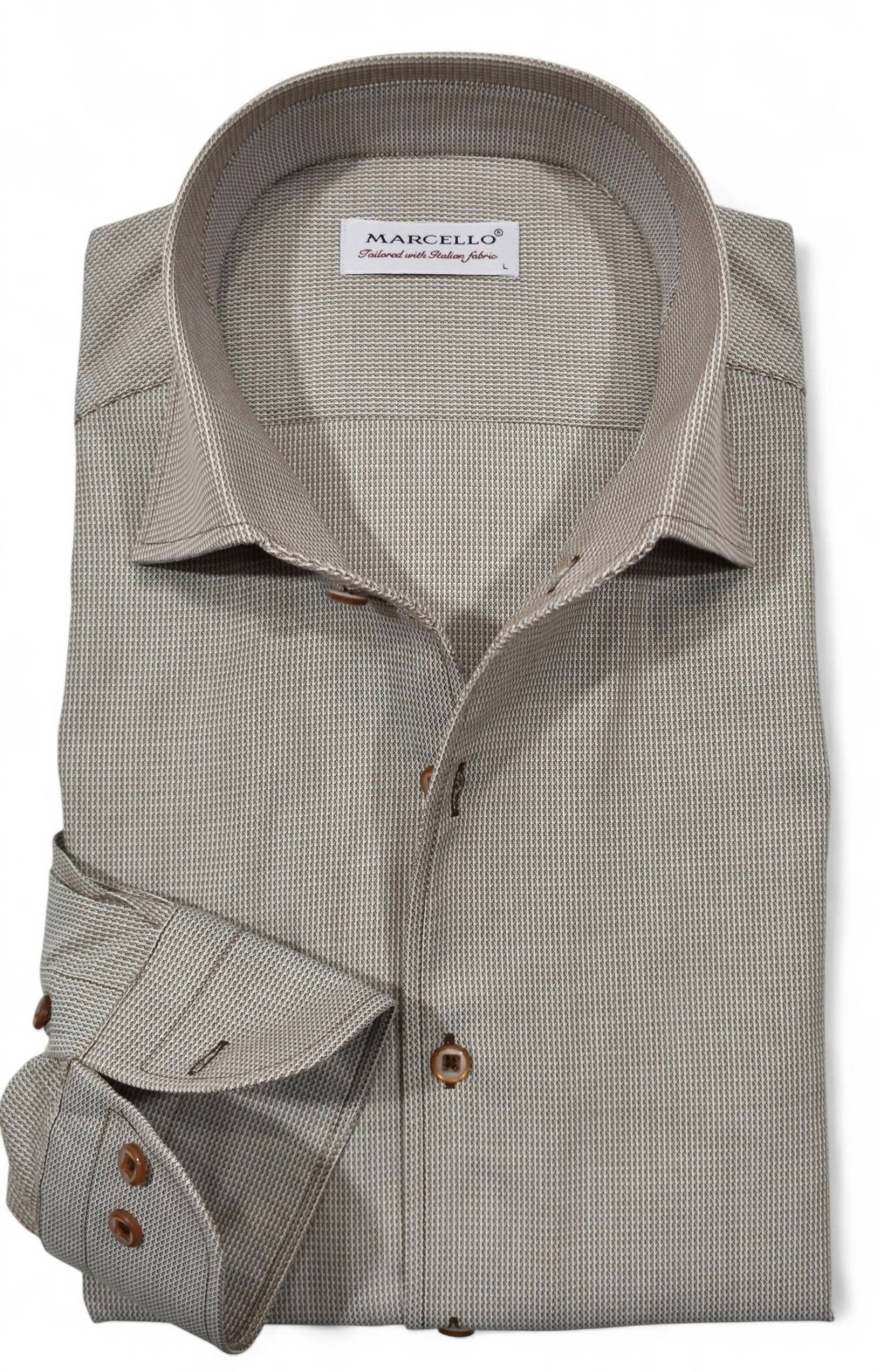 Marcello - Men's Lincoln Neat Sport Long Sleeve Shirt