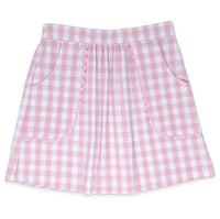 Lullaby Set Girls Isabella Skirt in pink buffalo check - kids' skirt