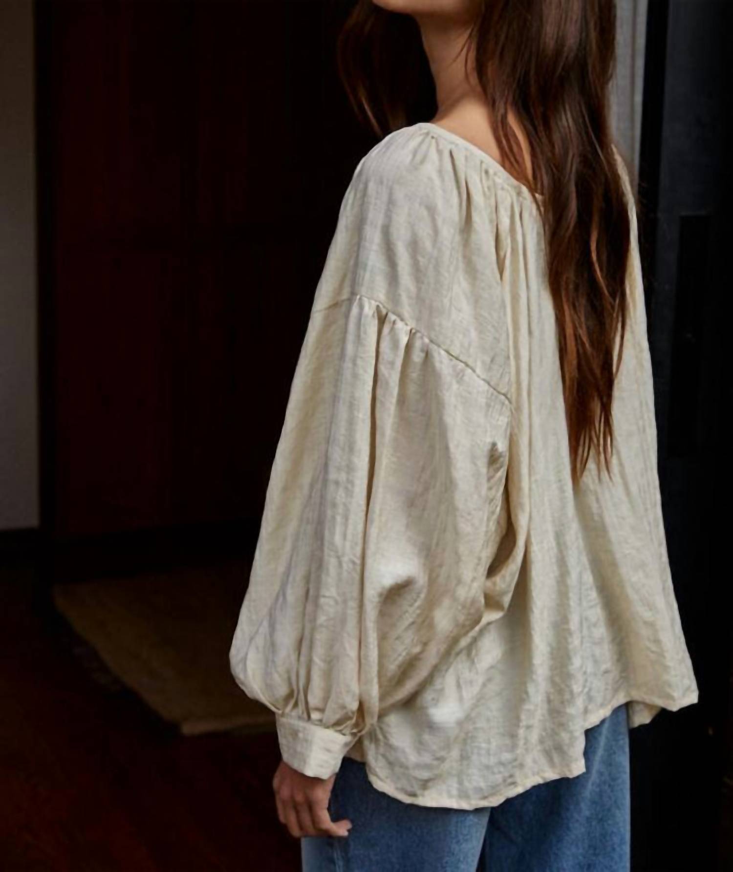 By Together - Chaucer Scoopneck Tie Top