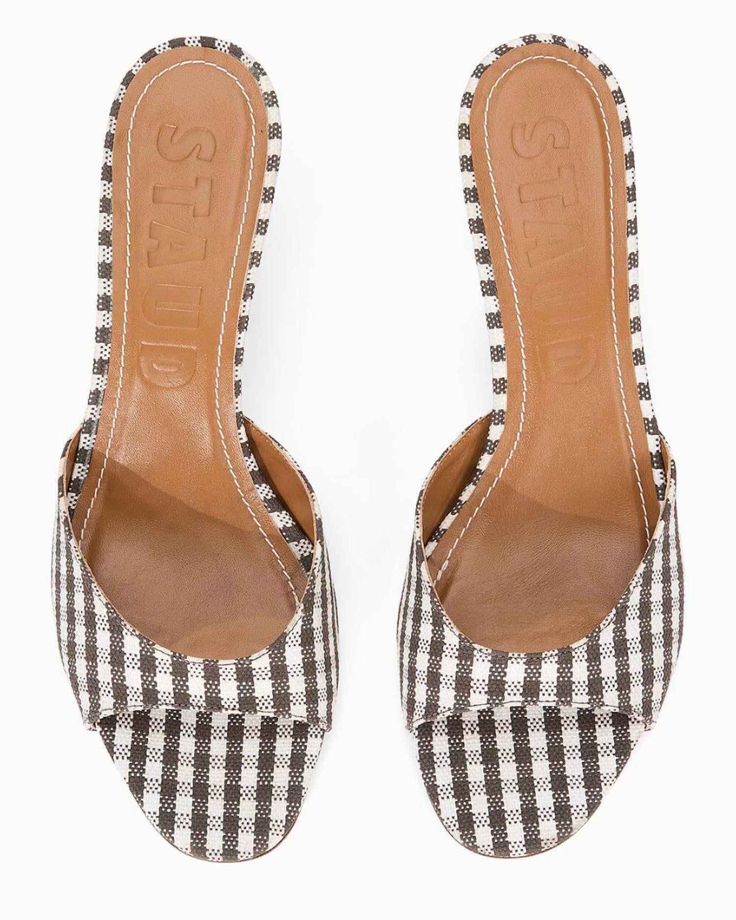 Staud - Women's Brigitte Kitten Heel Mule
