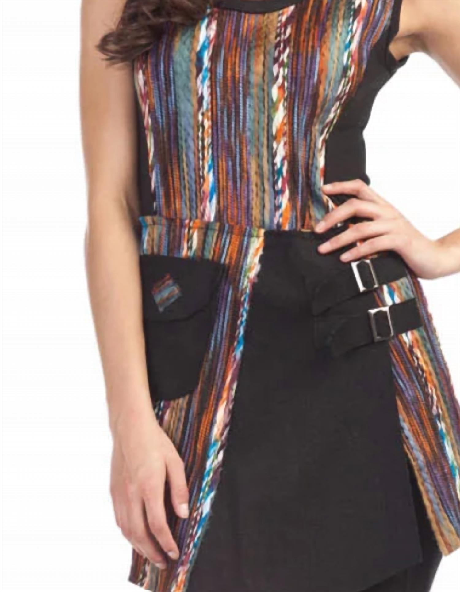 Papillon - Thread Applique Angle Hem Dress