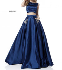 Sherri Hill - Two Piece Prom Gown With Pockets