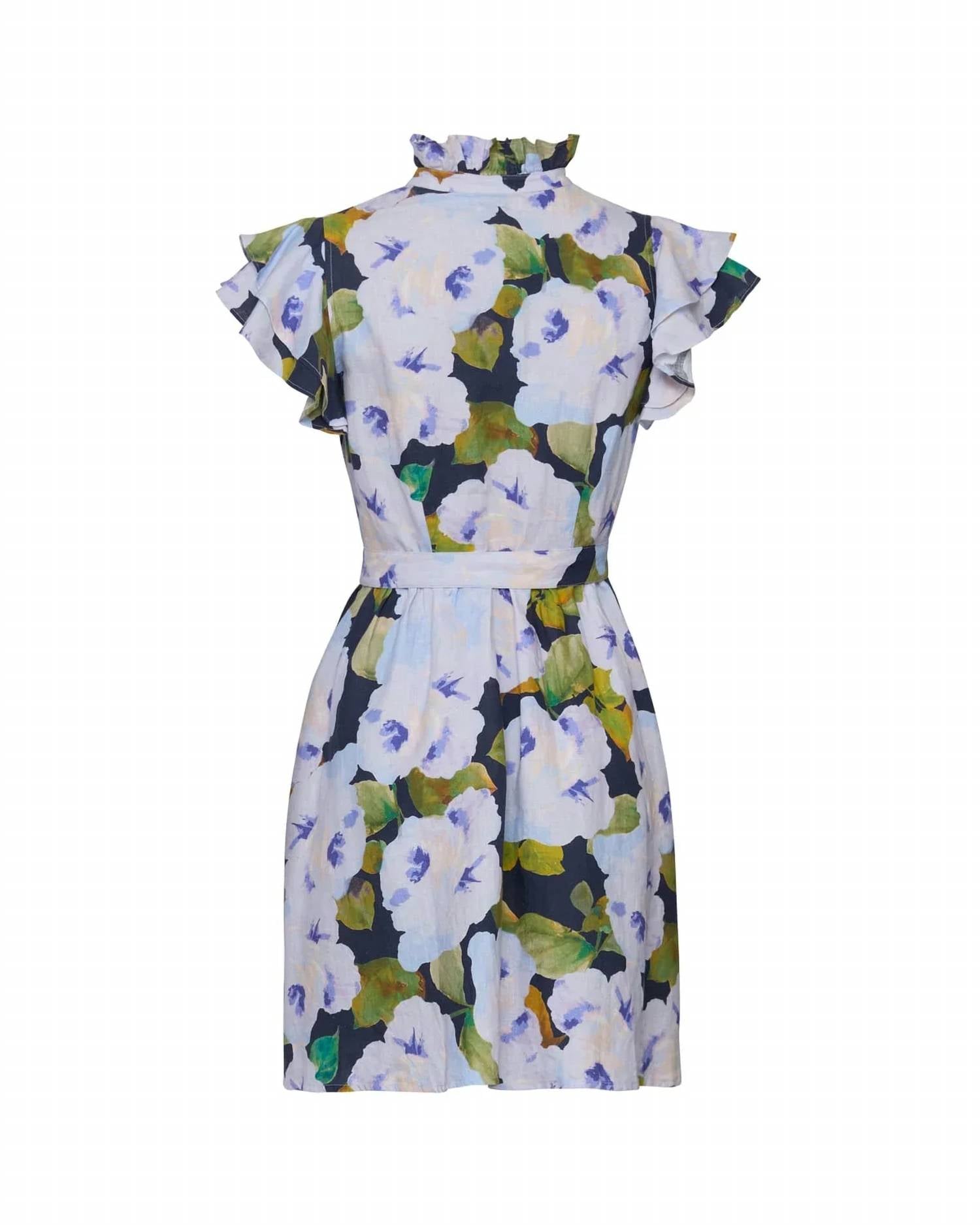 Bytimo - Linen Ruffle Dress