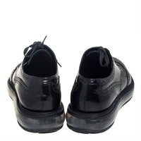 Prada Men's Air Sole Derby Full Brogue Leather Business Shoes in black - men's shoe - view 5