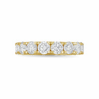 Diana M Jewels - Women's Round Lab-Grown Diamond Eternity Band (2.00 Ct) - Classic