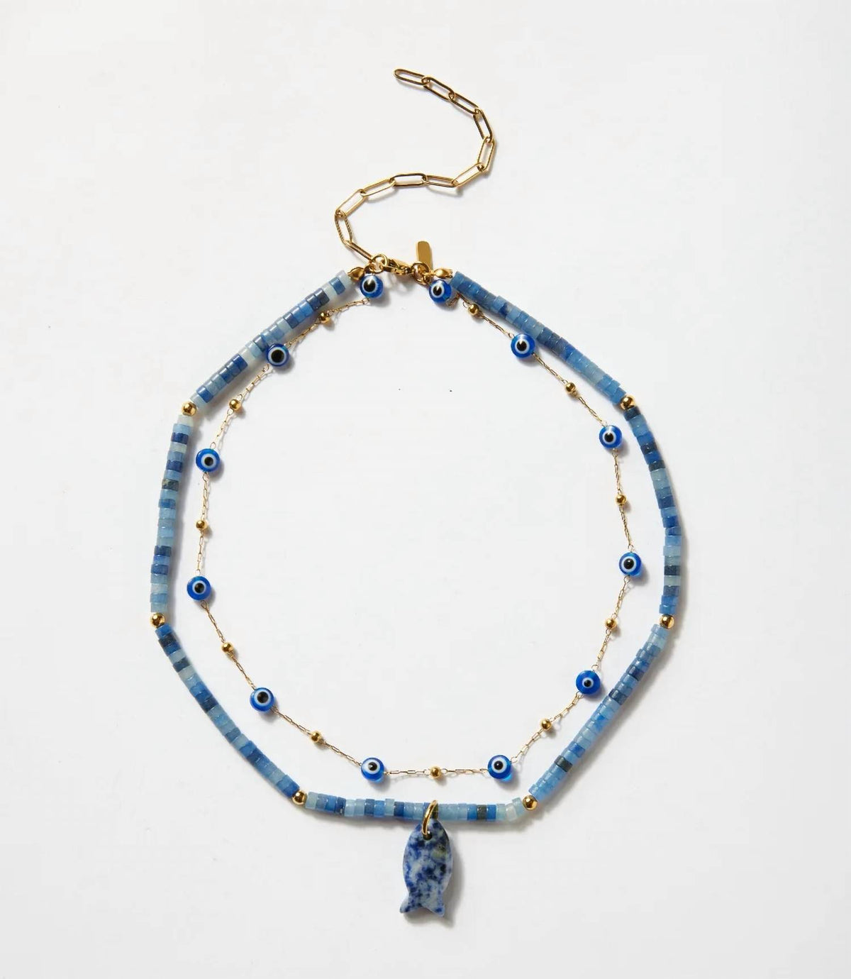 Farrah B Jewelry - Women's Double Layer Necklace