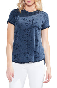 Vince Camuto - Melange Jersey Pocket Tee