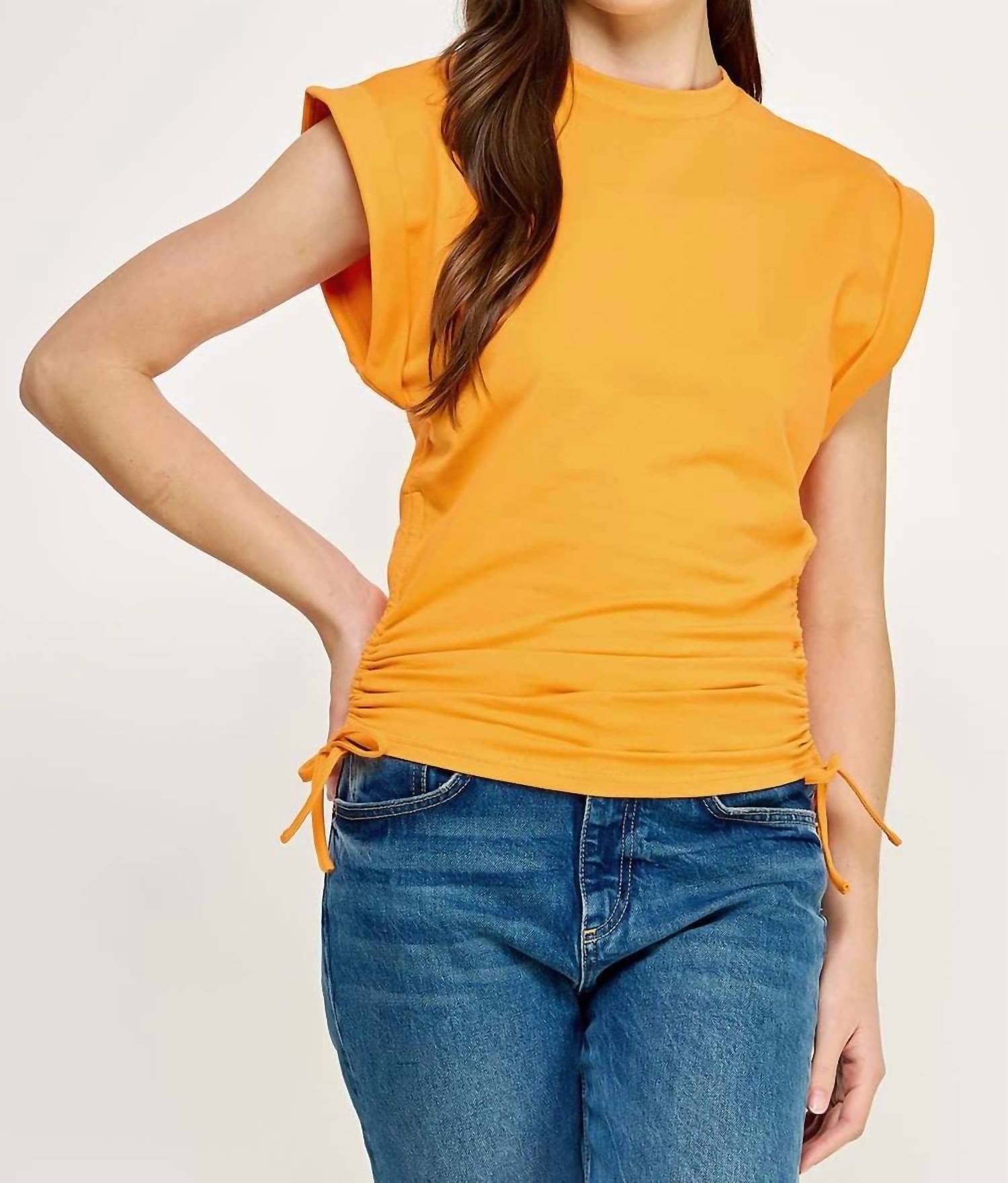 Strut & Bolt - Drawstring Side Sleeveless Top