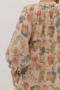 Entro - Blaire Botanical Midi Dress