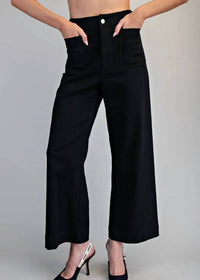 Eesome - Soft Washed Wide Leg Pants
