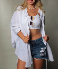Moa - Double Layer Muslin Cardigan