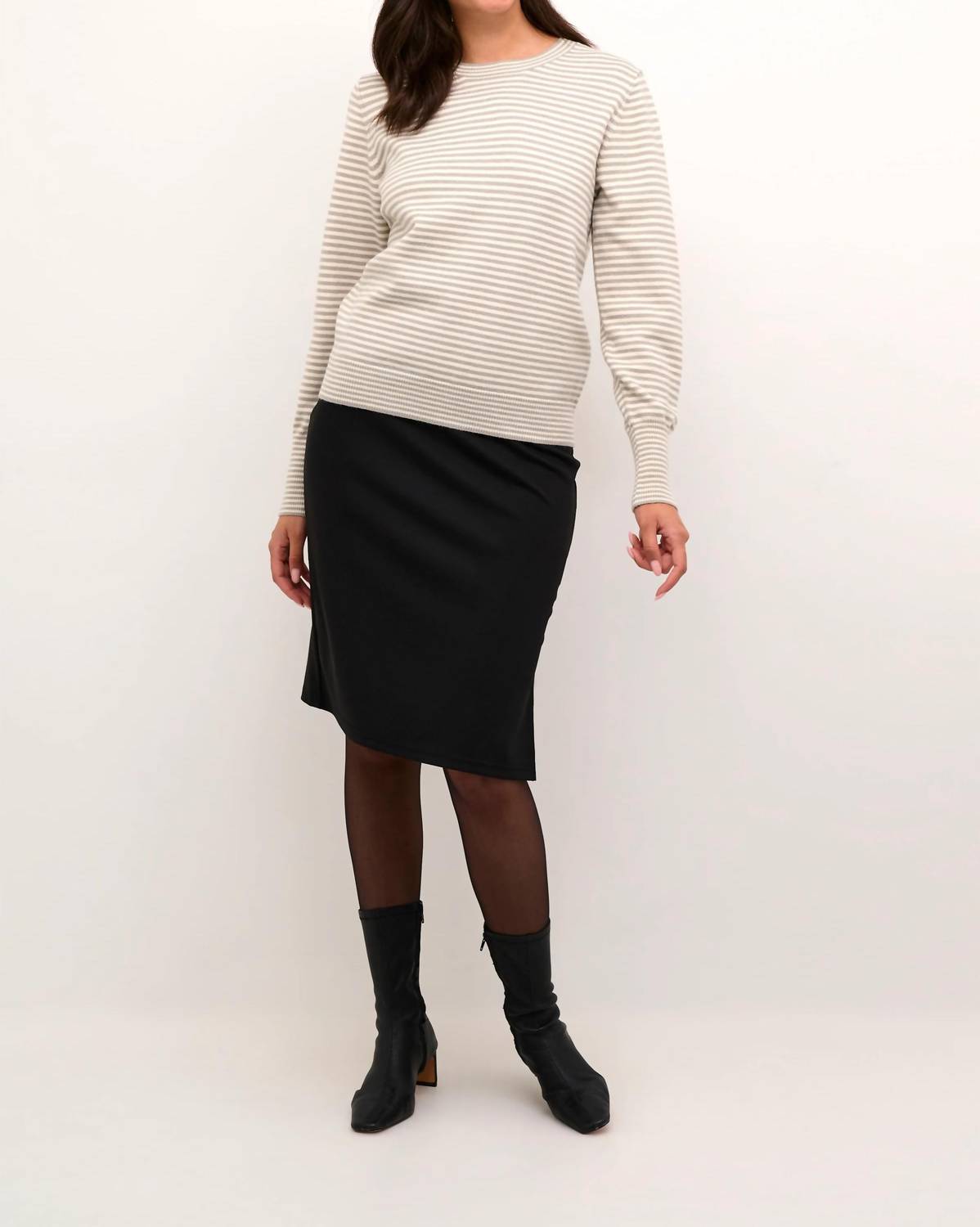 Kaffe - Kanala Round Neck Tight Knit Pullover