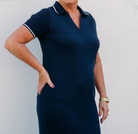 Spanx - Airessentials Pique Polo Midi Dress