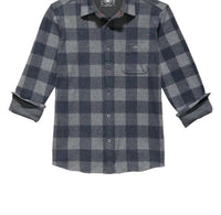 Fairfax & Favor - Thatcher Long Sleeve Hero Knit Flannel Shirt Top