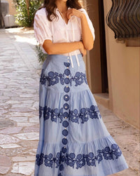 Oliphant - Button Front Skirt