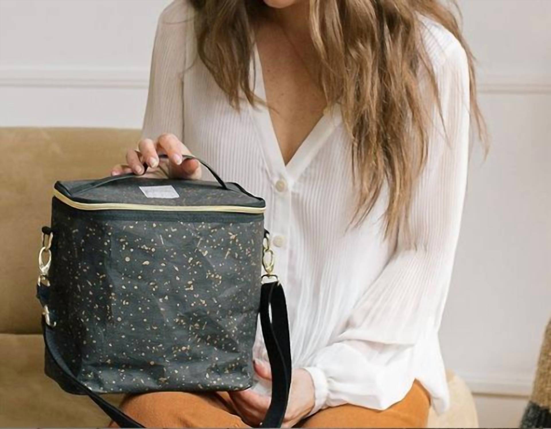 Soyoung - Women's Splatter Lunch Poche Bag