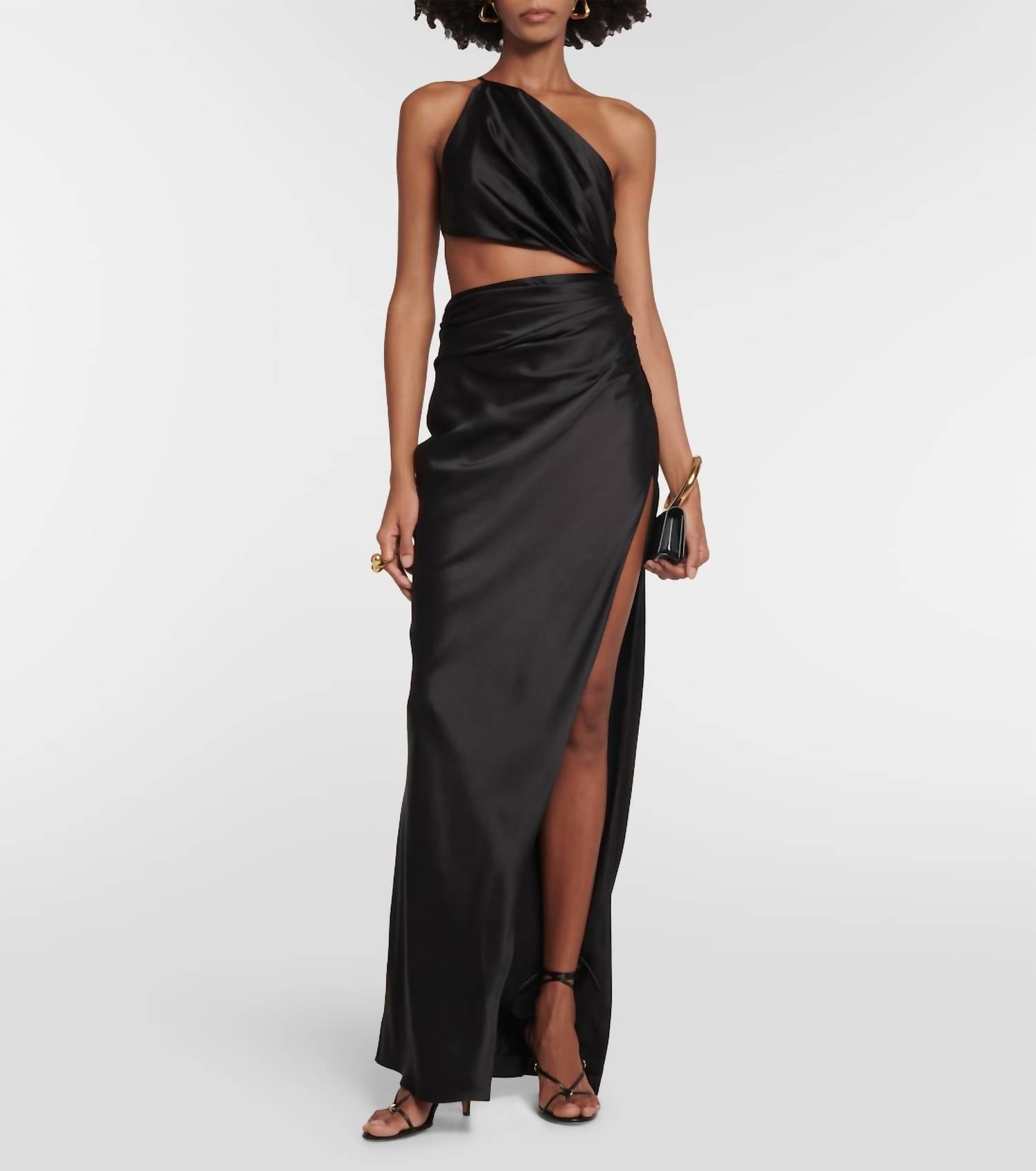The Sei - One Shoulder Cut Out Gown