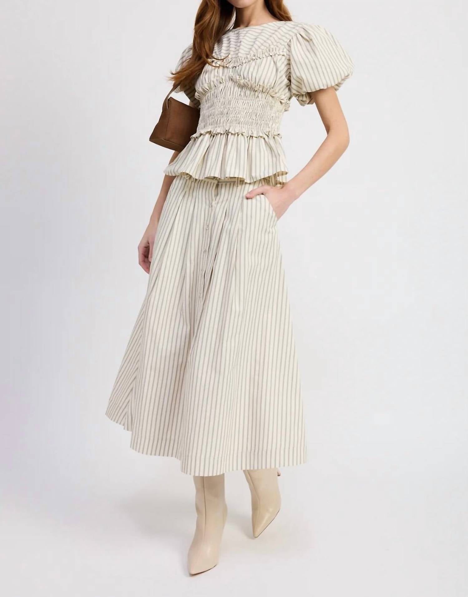 En Saison - Azra Midi Skirt