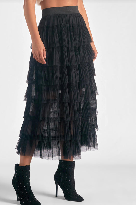 Elan - Tulle Layered Skirt