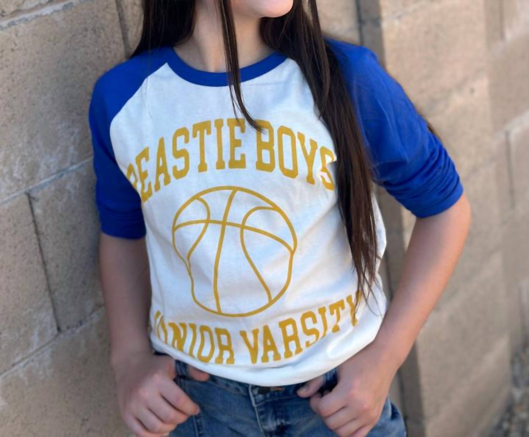 Rowdy Sprout - Kid's Beastie Boys JV Raglan Tee