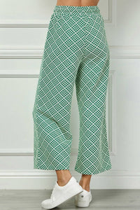 See And Be Seen - Cropped Wide Texture Pants