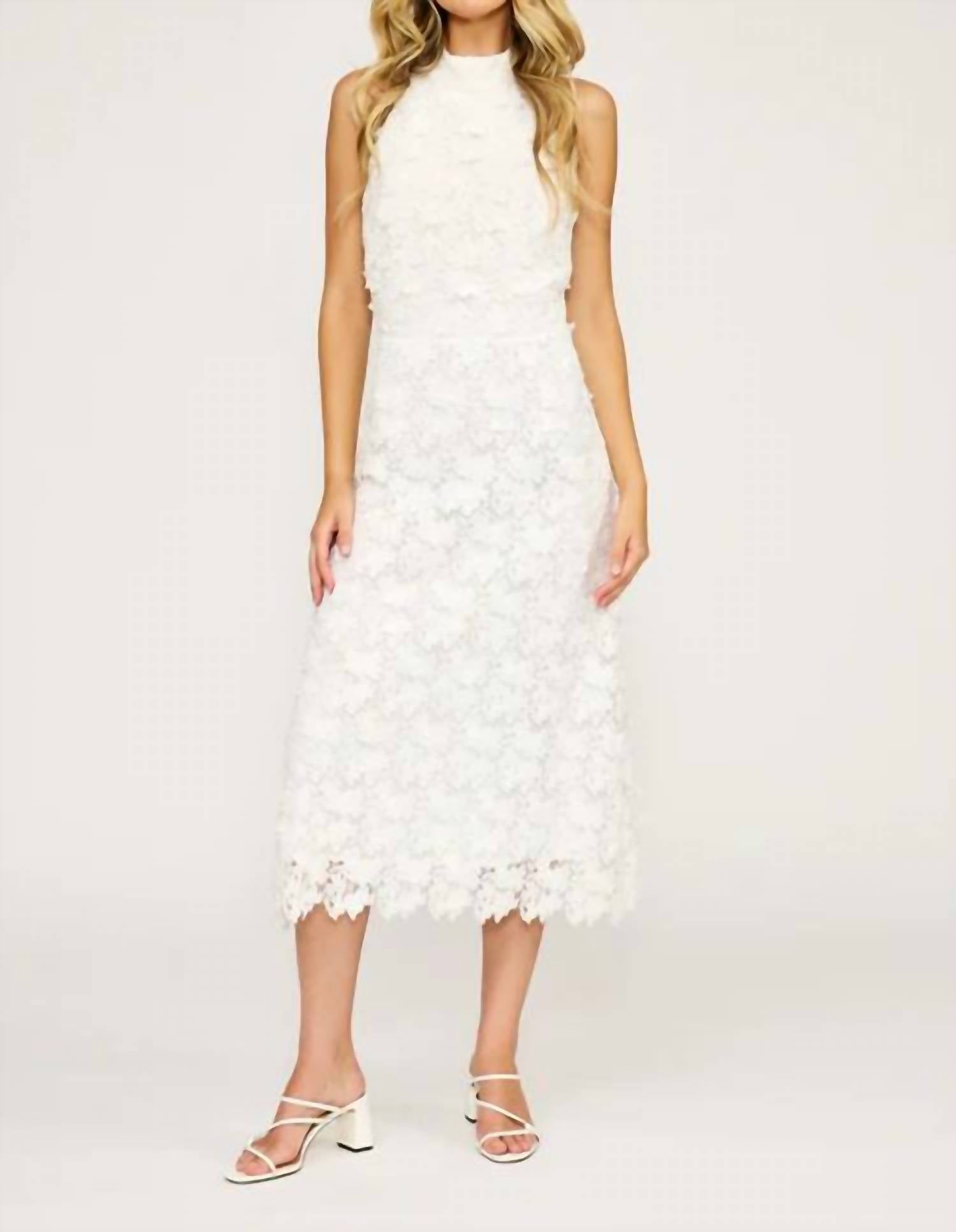 Lucy Paris - Serafina Halter Dress
