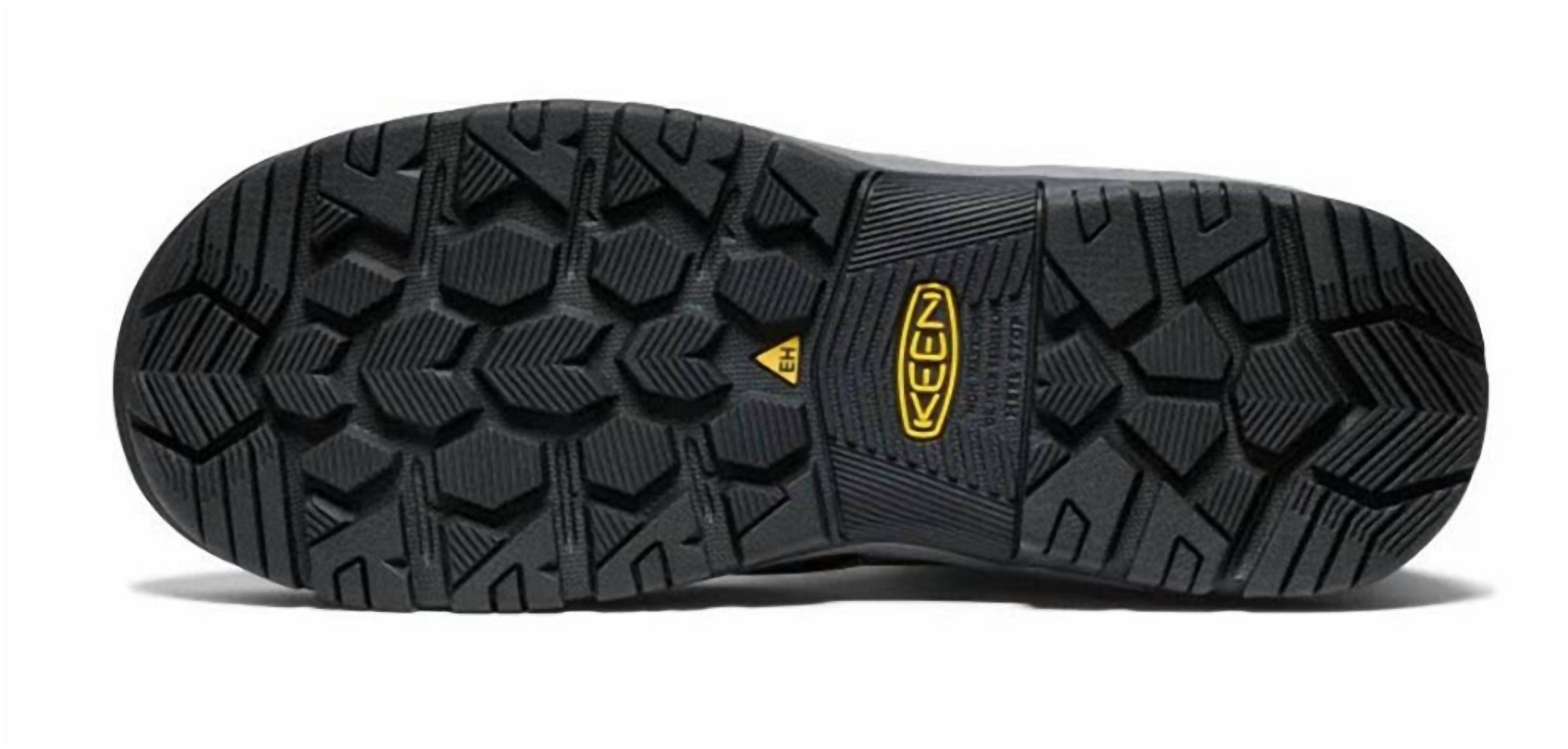 Keen Men's Met-guard Evanston Waterproof Work Boot in bison black - men's boots - detail view