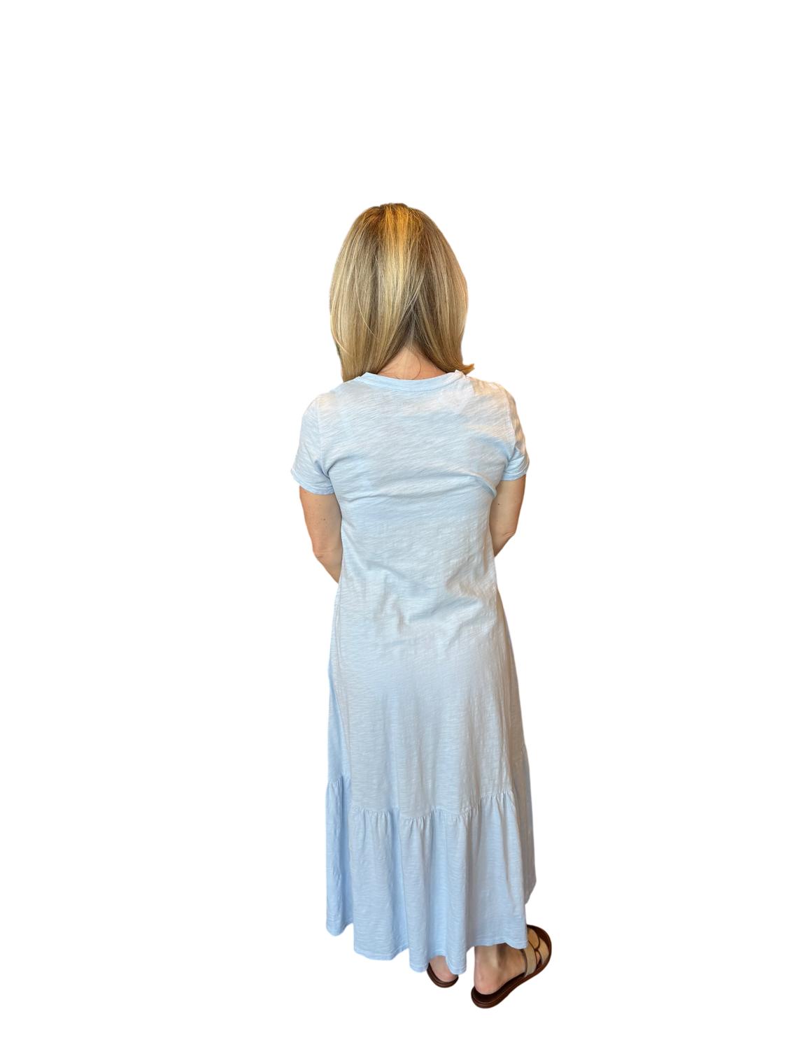 Elliott Lauren - Ruffle Short Sleeve Maxi Dress