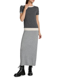 Staud - Lyric Merino Wool-nylon Maxi Dress