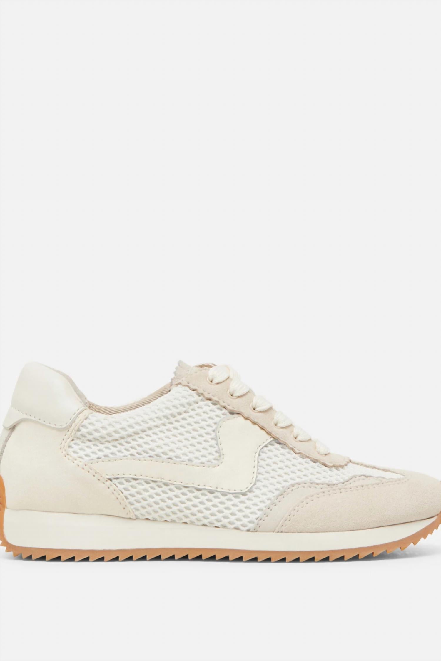 Dolce Vita Women's B.ntcd Mesh Sneakers in white woven mesh - women's sneaker - alternate view