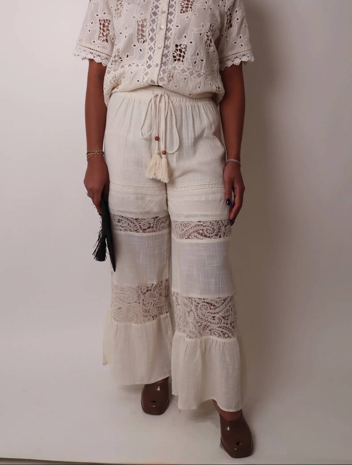 Miss Me - Wide Leg Tiered Pants