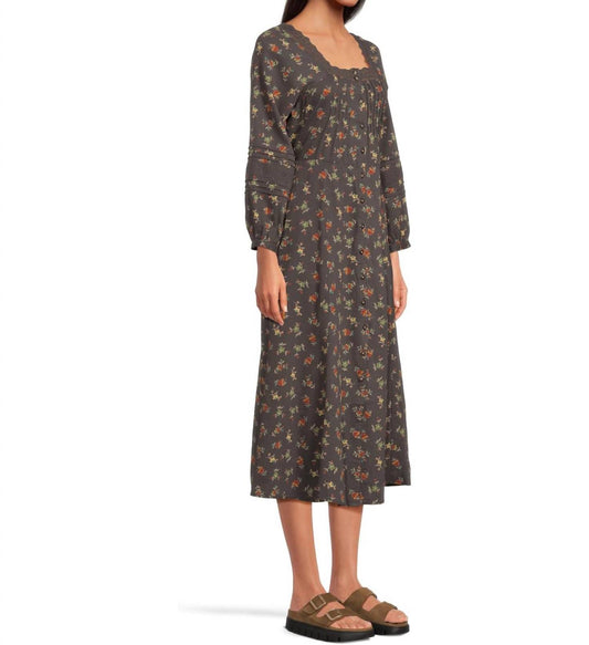 Toad&Co - Manzana Square Neck Long Sleeve Dress