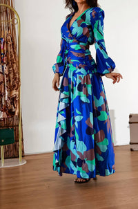 Little Secret Of Mine - Ruched Waist Maxi Dress