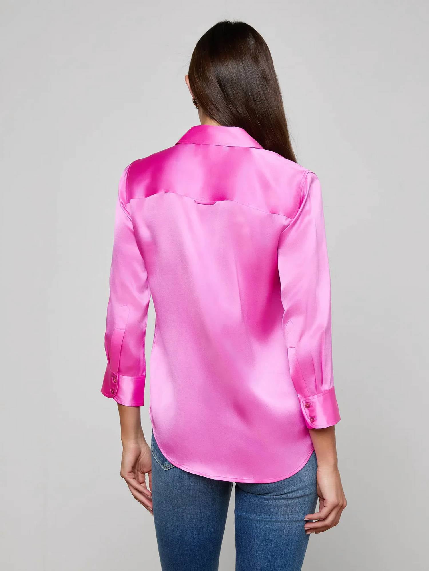 L'Agence - Dani 3/4 Sleeve Blouse