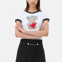 Ganni - Basic Jersey Bear Top