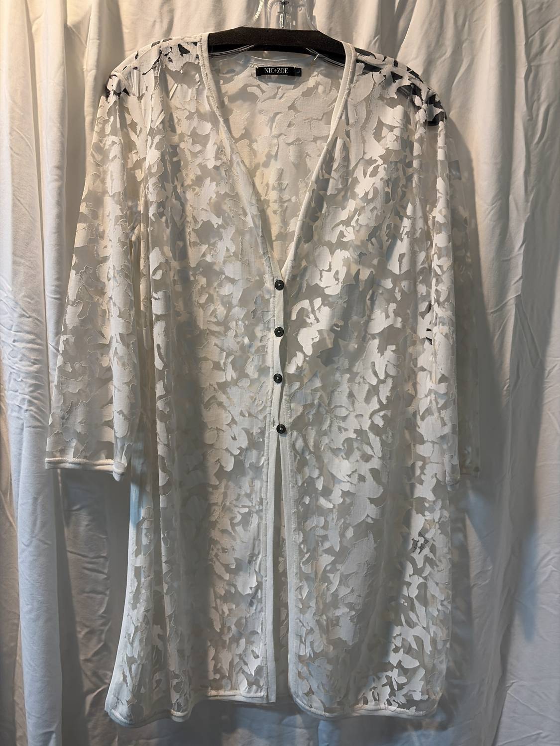 Nic + Zoe - Women's Lace Print Jacket