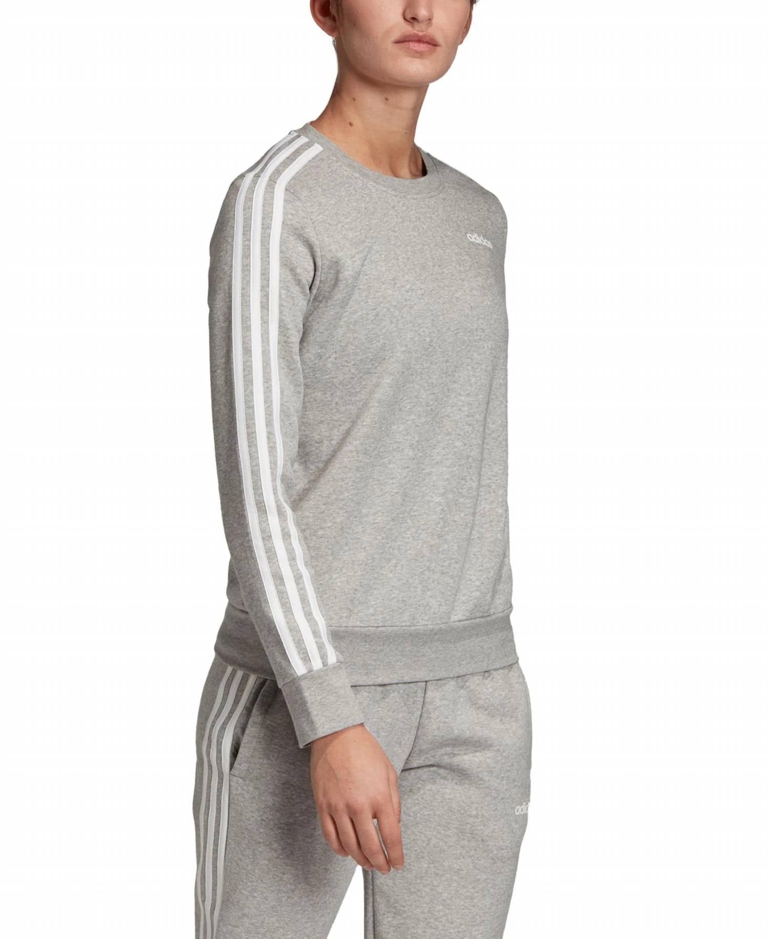 Adidas - adidas Womens Essentials 3-Stripe Fleece Sweatshirt