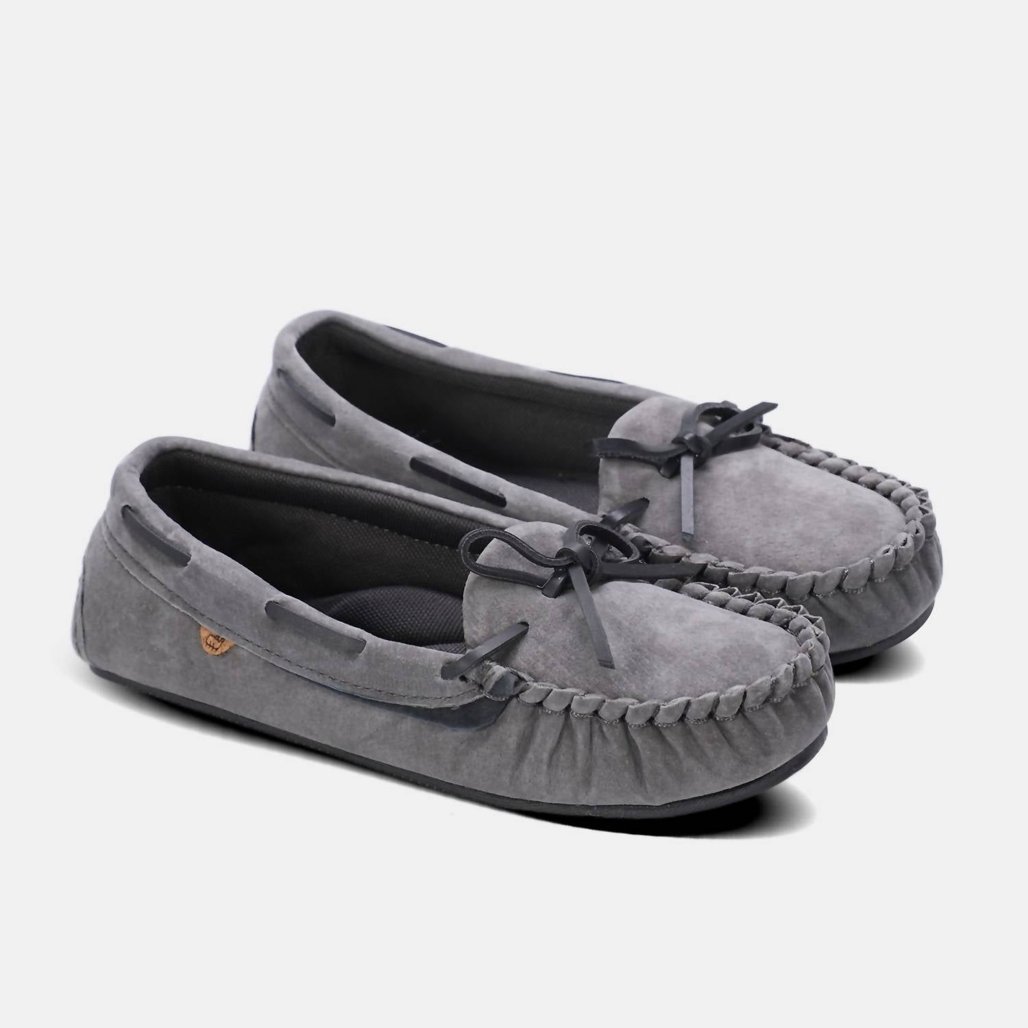 Lamo Women's Classic Selena Moccasin in grey - women's shoe - view 9