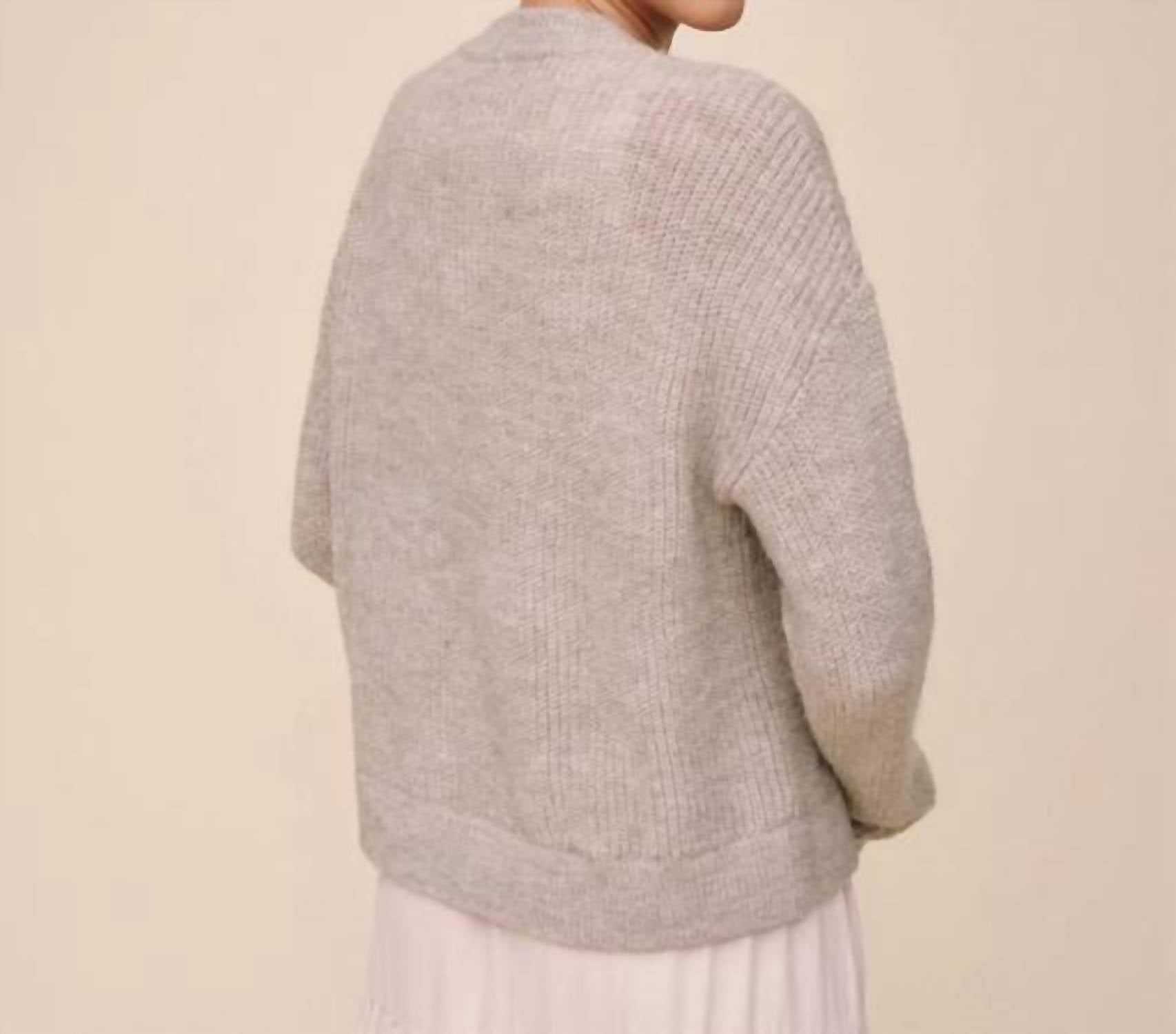 Bella Dahl - Beaded Crew Neck Sweater