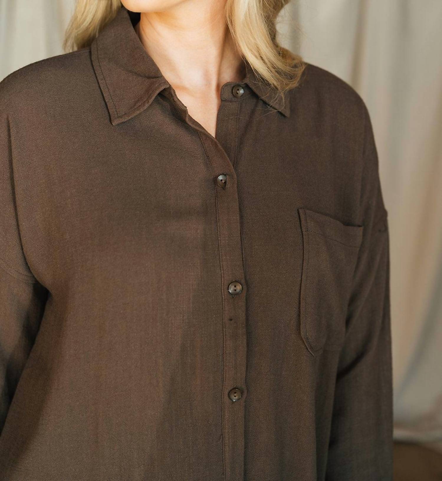 Before You Collection - Oversized Button Down Shirt