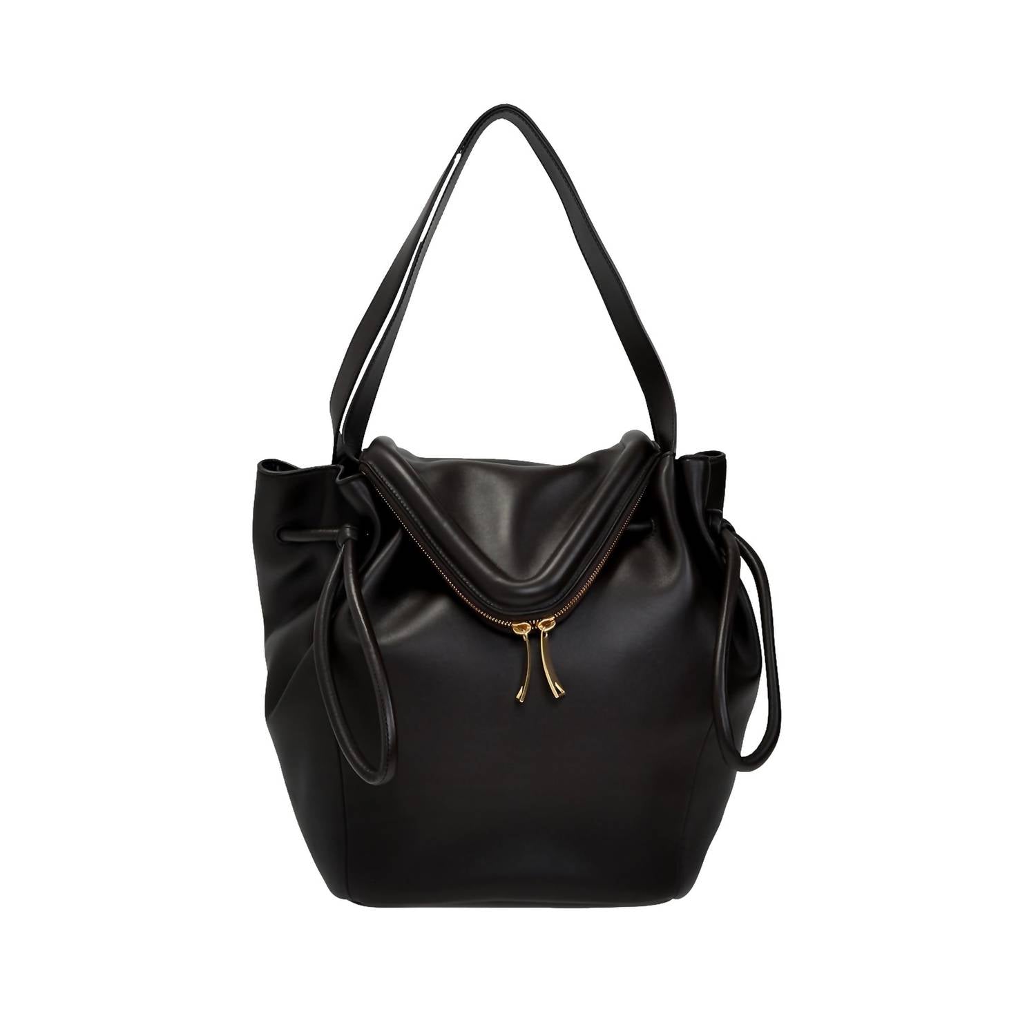 Bottega Veneta - Women's Veneta Beak Large Calfskin Shoulder Bag