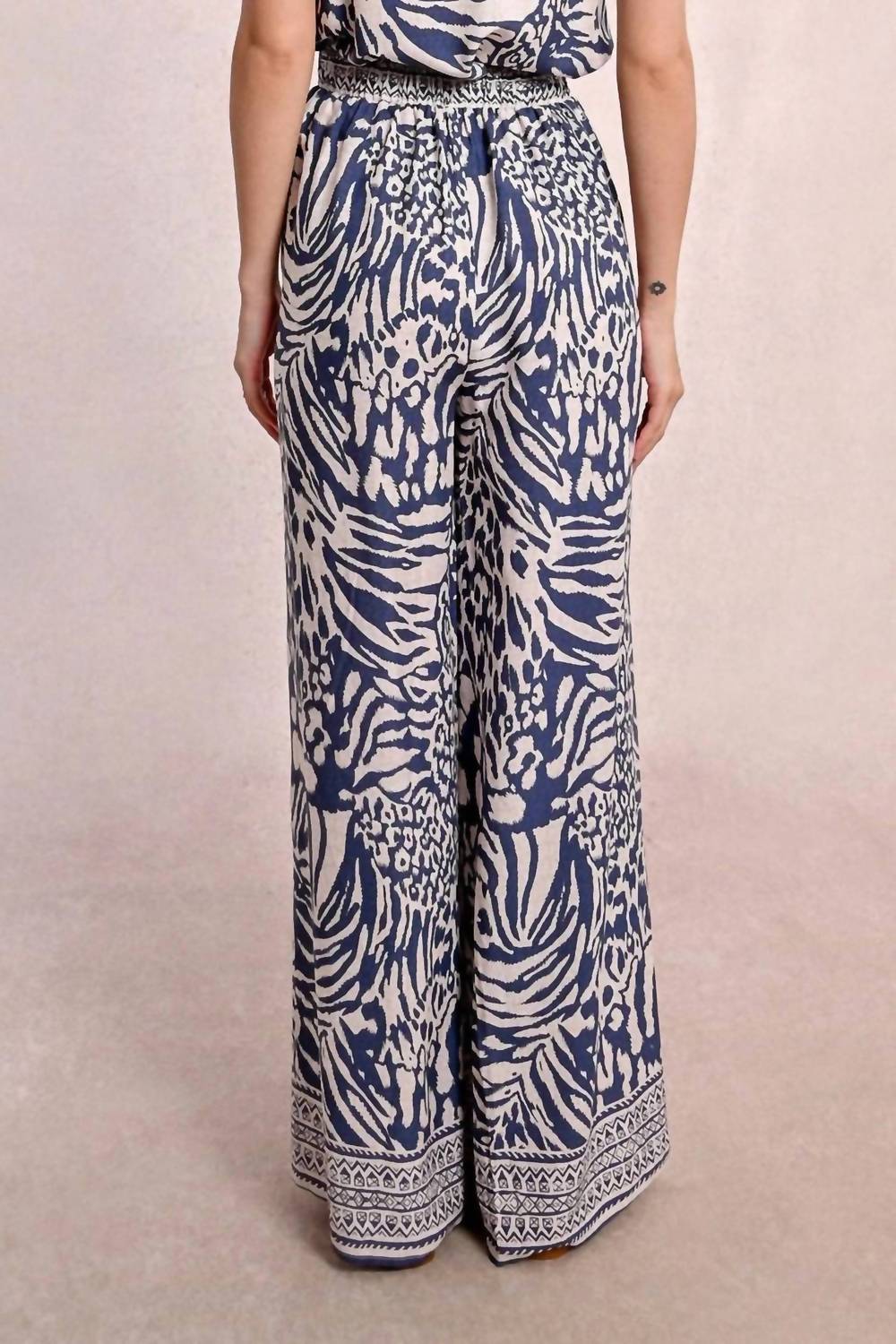 Molly Bracken - Zebra Wide Leg Pants