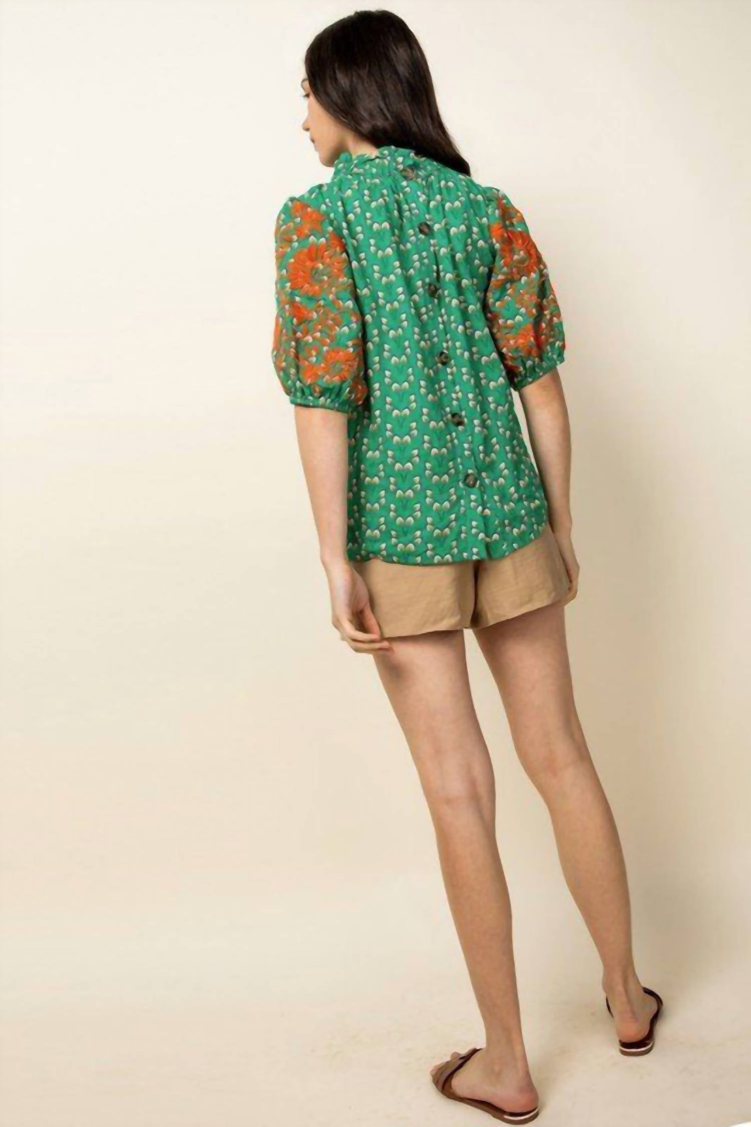 Thml - Full Of Fire Embroidered Top