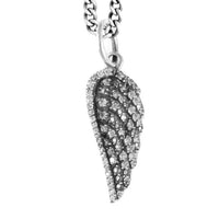 King Baby Studio - Women's Medium Wing Pendant With Pave Cubic Zirconia