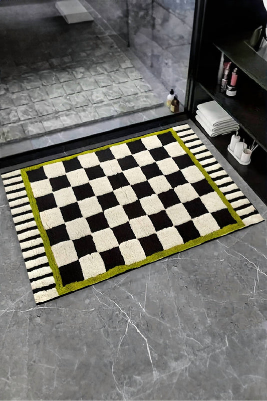 Dear Lover - Checkerboard Square Rug